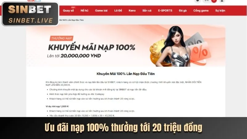 Khuyến mãi casino trực tuyến 1888BET
